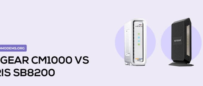 Netgear CM1000 vs Arris SB8200