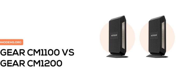 Netgear CM1100 vs CM1200