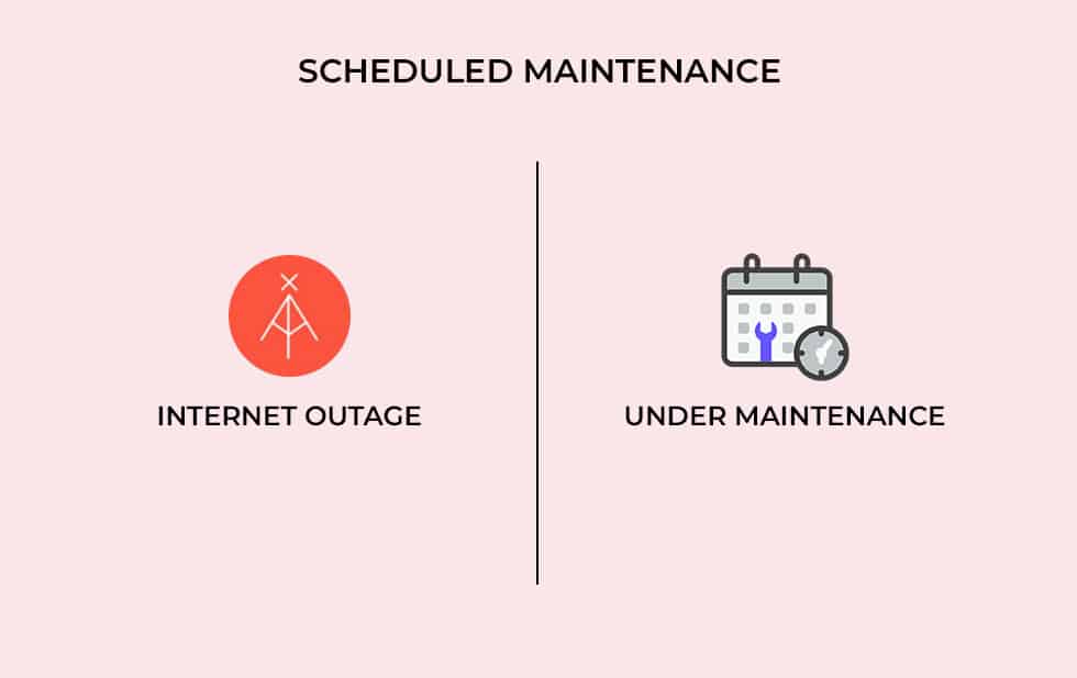 Scheduled Maintenance of Xfinity ISP