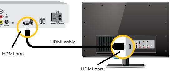 HDMI port connection