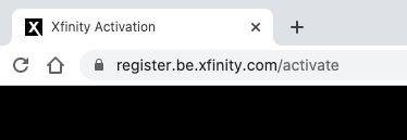 Xfinity Activation - Register
