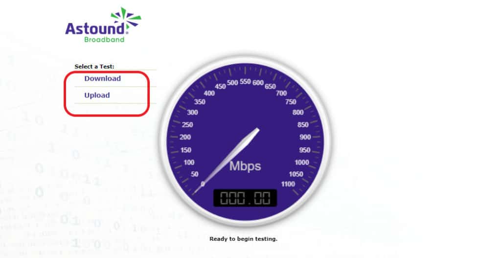 Astound Broadband Speed test