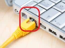 Connect Ethernet to laptop