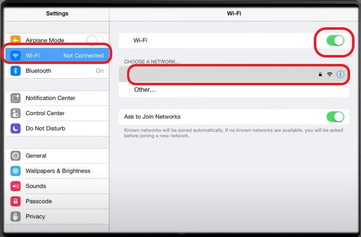 Log in to WiFi using the new credentials