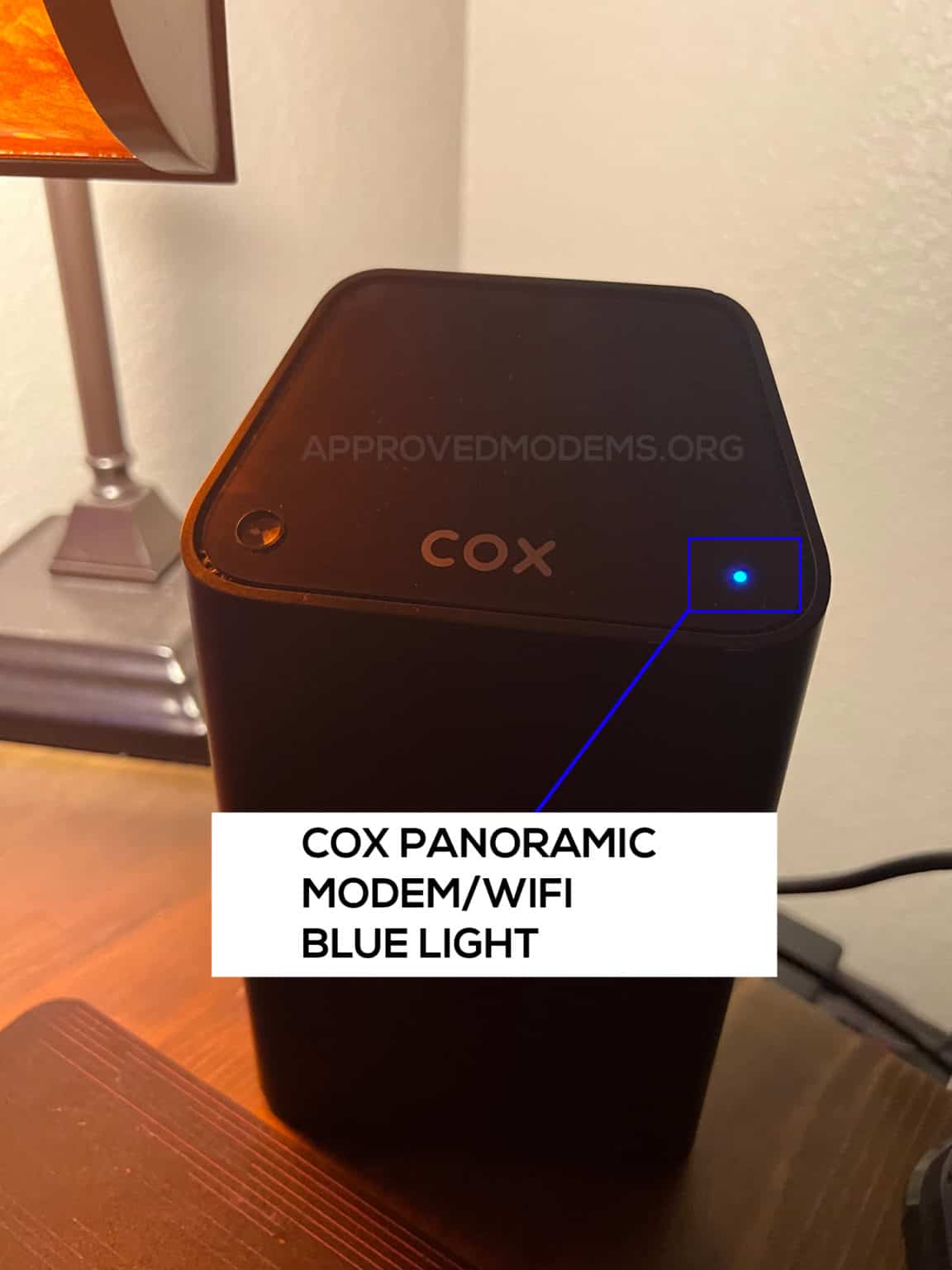 Cox Panoramic Modem Lights Explained with Pictures