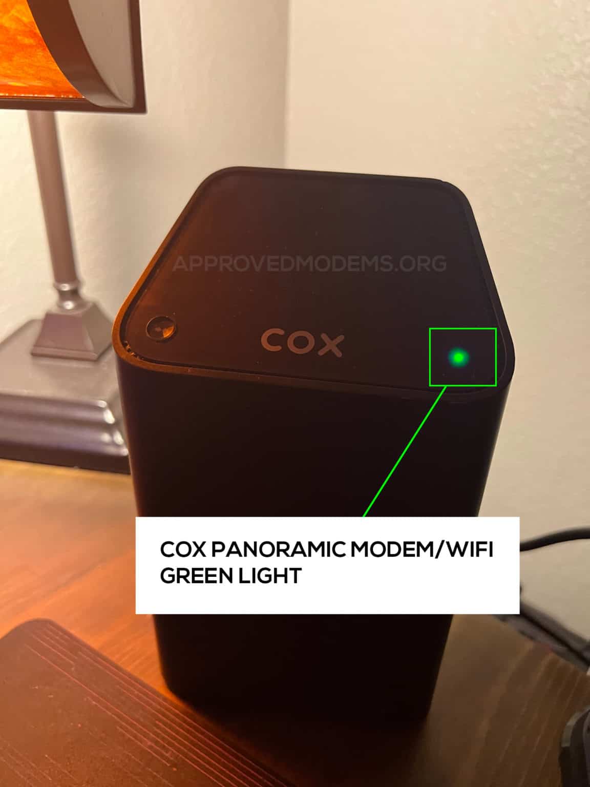 Cox Panoramic Modem Lights Explained with Pictures