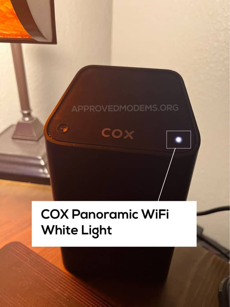 Cox Panoramic WiFi White Light