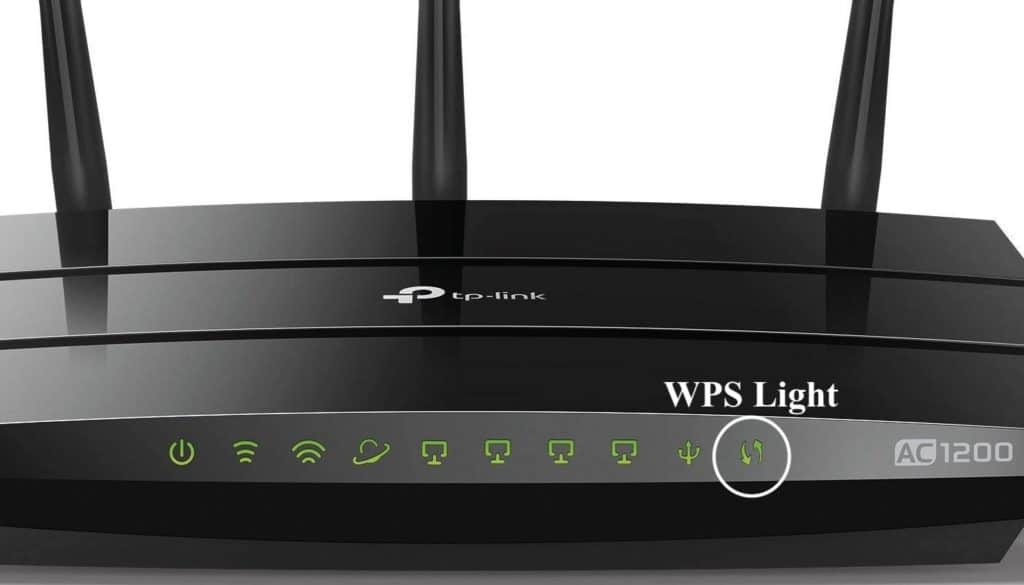WPS Light on Router