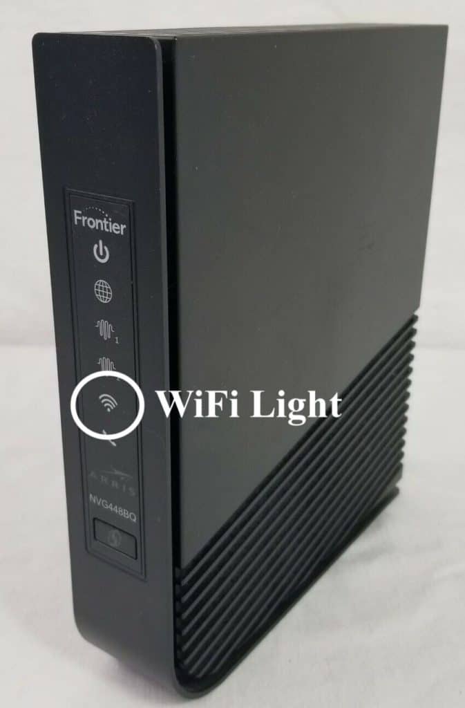 WiFi Light on Frontier Router