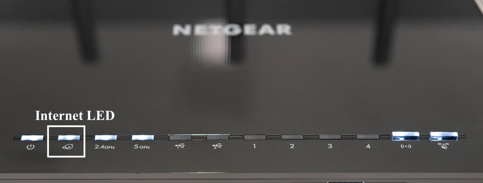 Internet LED on Netgear Router