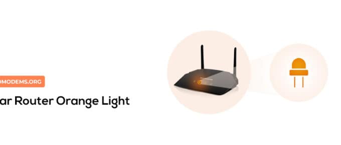 Netgear Router Orange Light