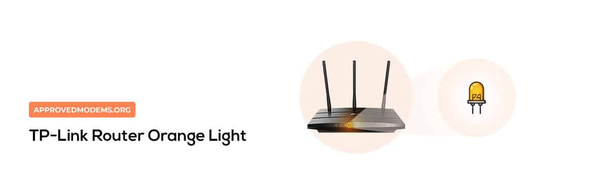 TP-Link Router Orange Light