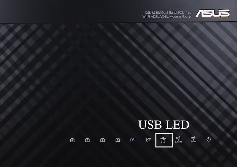 USB LED on Asus Router
