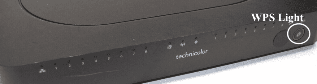 WPS Light on Comcast Business Modem or Router