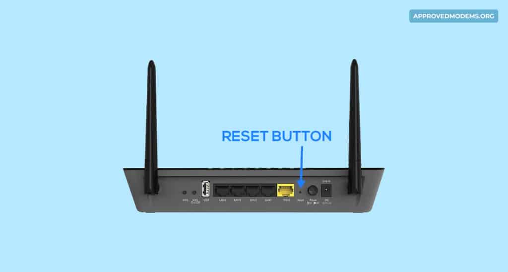 Factory Reset Netgear Router Through a Reset Button