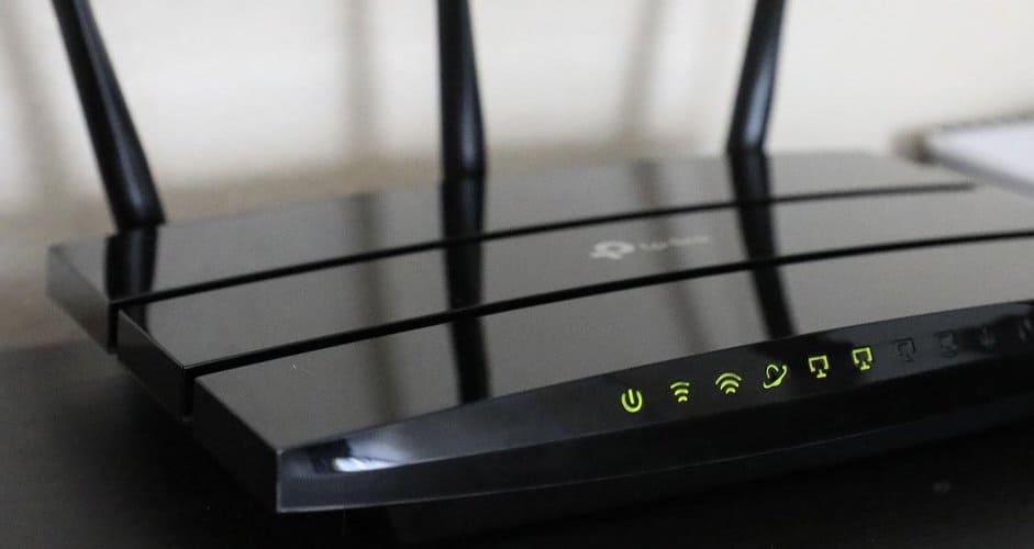 Lights on the TP-Link Router