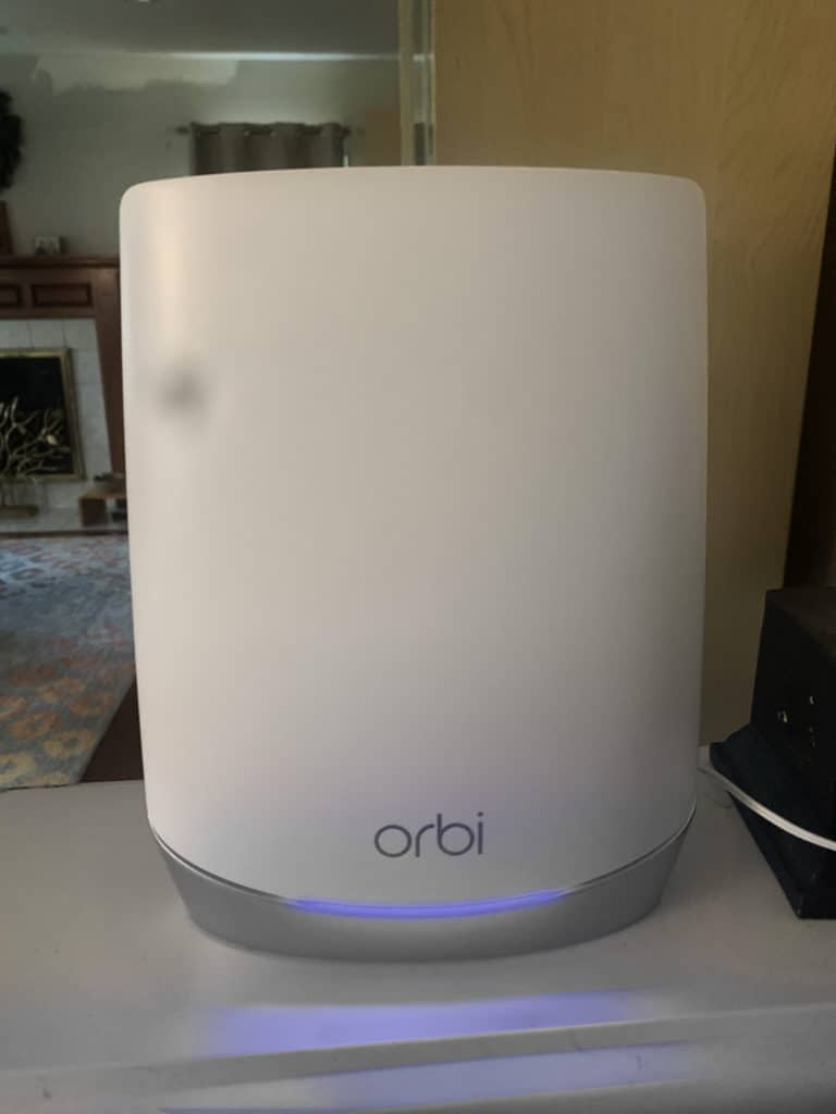 Orbi Router Blue Light