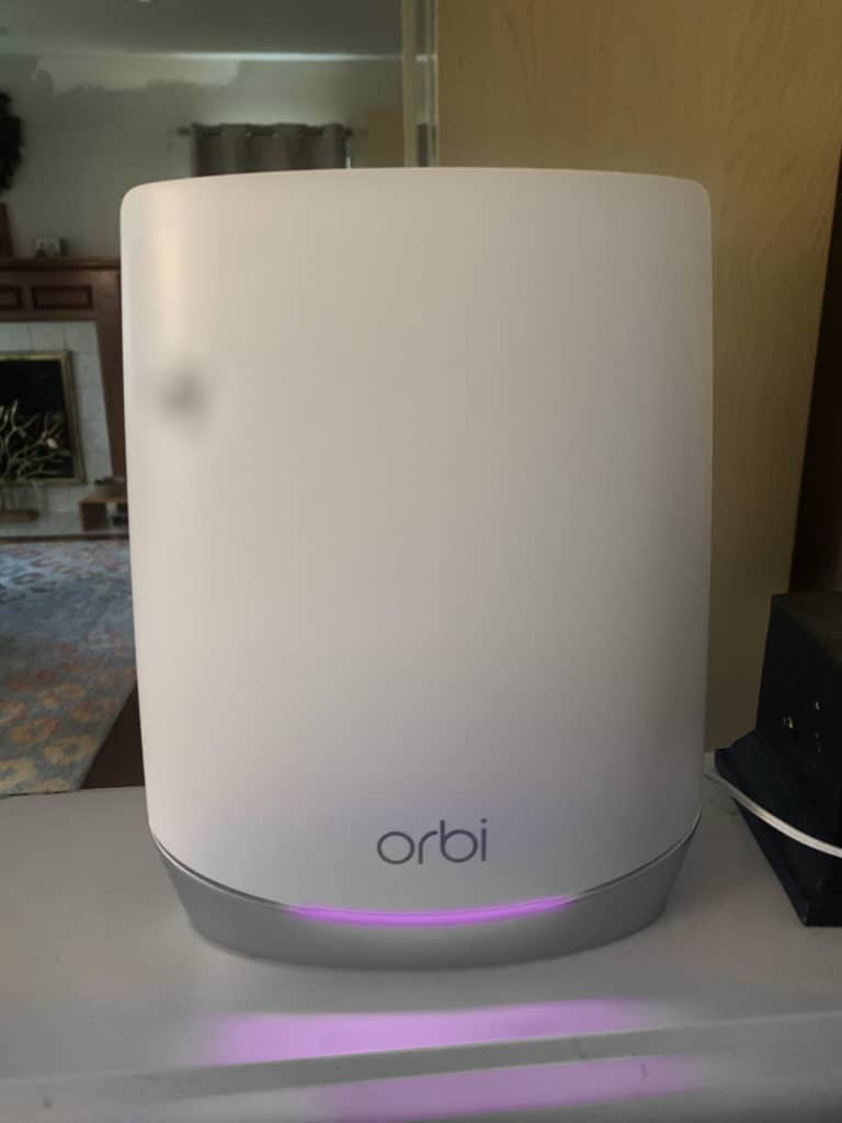Orbi Router Magenta Light