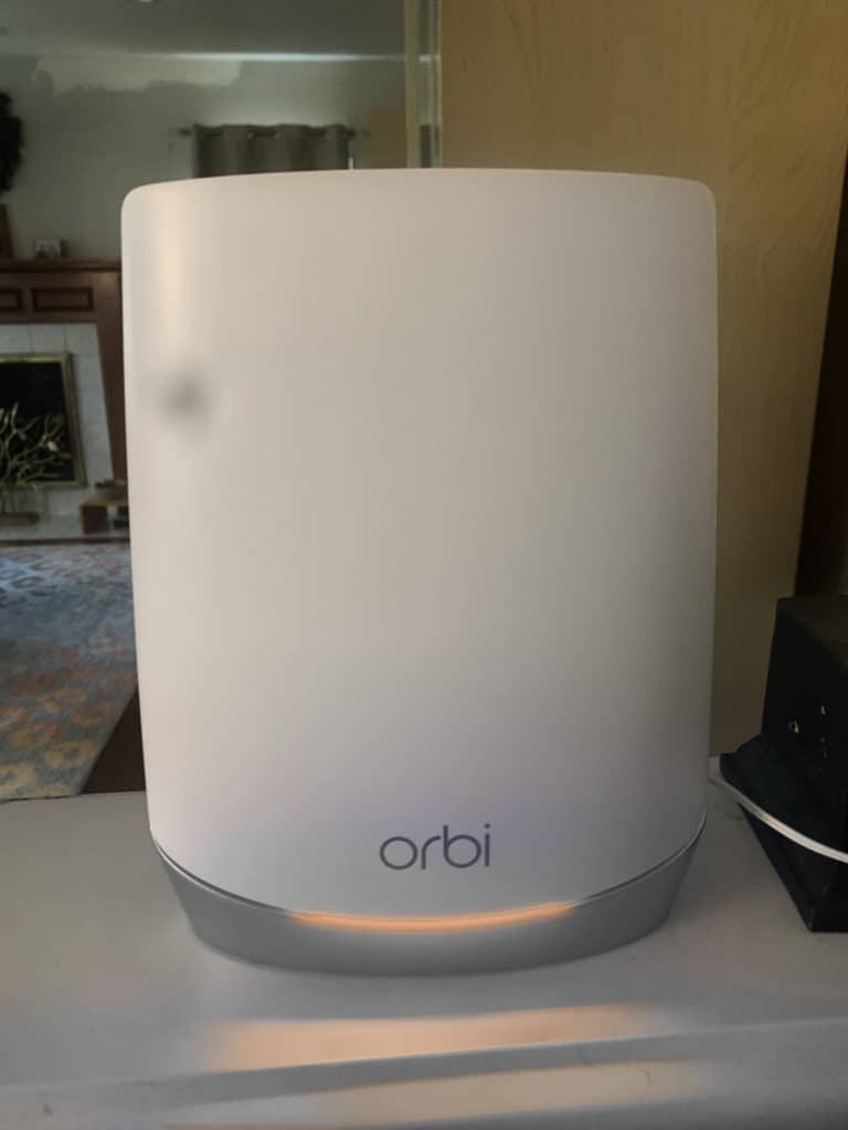 Orbi Router Orange Light