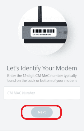 Enter the CMAC Number