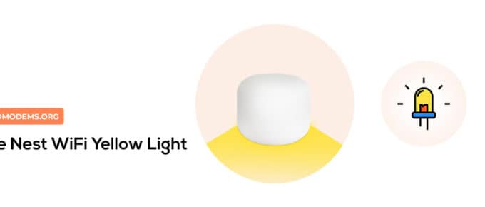 Google Nest WiFi Yellow Light