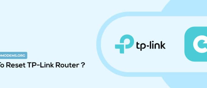 How To Reset TP-Link Router