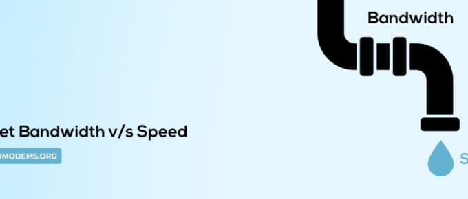 Internet Bandwidth vs Speed