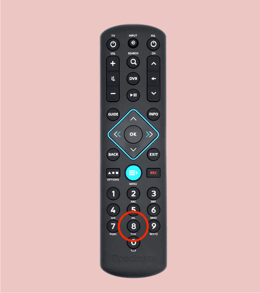Press and hold the number your TV manufacturer corresponds to.