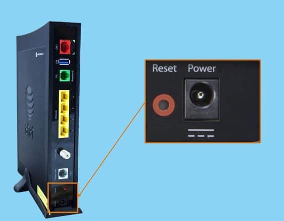 Reset ATT Router Using Reset Button