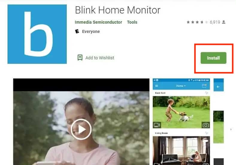 Download the Blink app