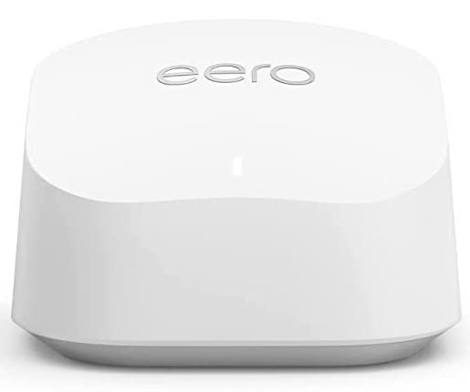 eero 6 mesh Wi-Fi system | Supports speeds up to 500 mbps | Connect  to Alexa | Coverage up to 4,500 sq. ft. | 3-pack, one router + two