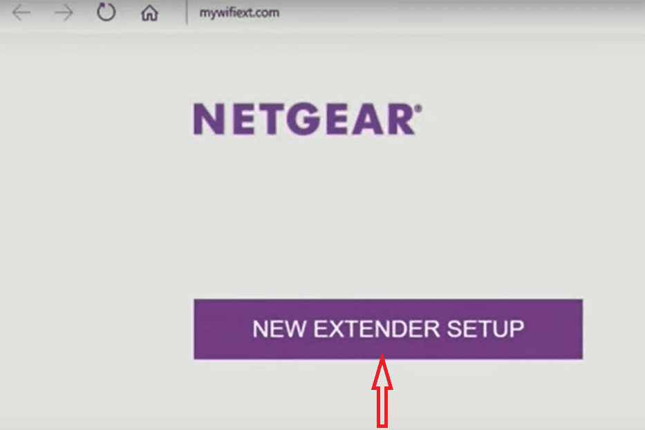 Key in the website and click on the Extender setup