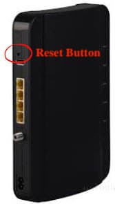 Reset ARRIS Router Using a Reset Button