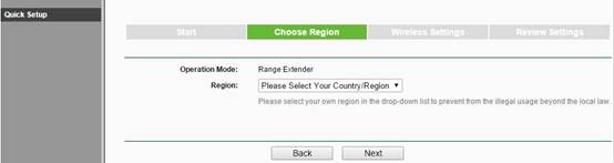Follow the on-screen instructions to select your region