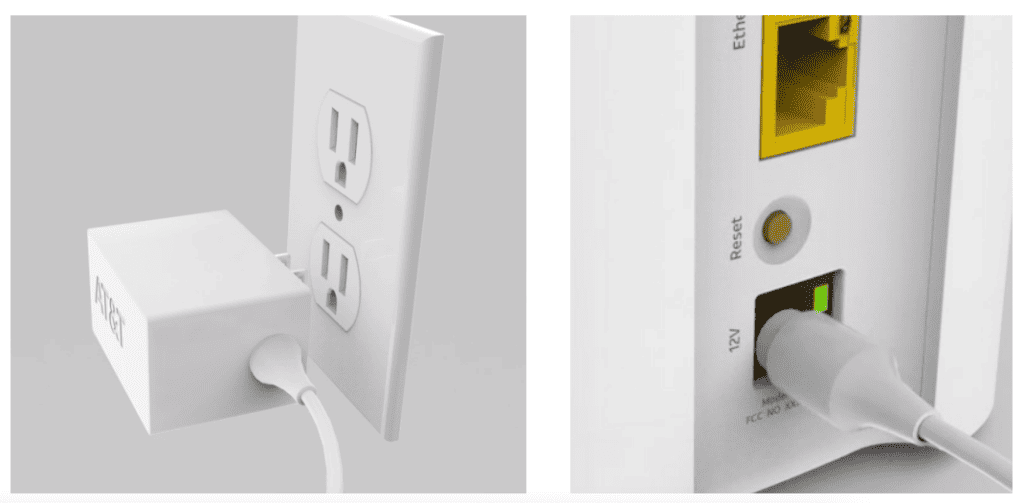 Plug the extender into electrical outlet