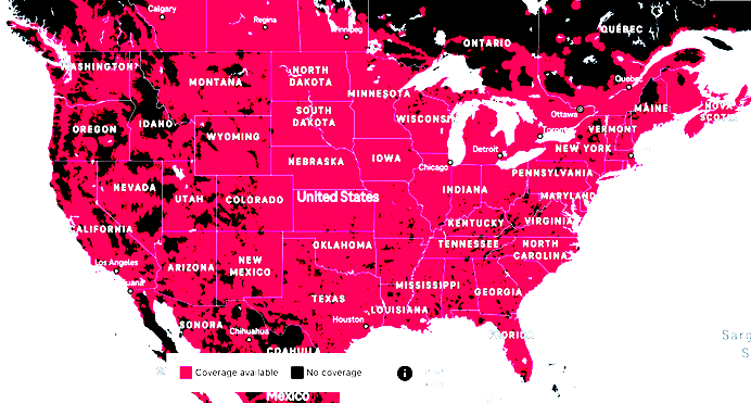 T-Mobile Home Internet Coverage Map