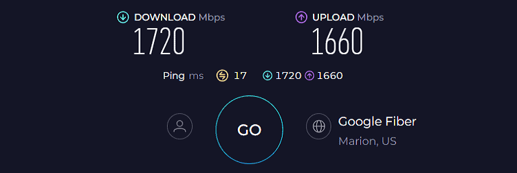 TP-Link Deco BE63 Speed Test