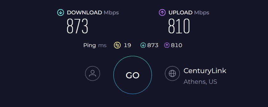 TP-Link Tri-Band BE9300 Speed Test